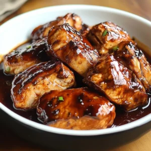Delicious and tender Crockpot BBQ Chicken served on a plate