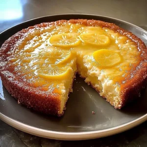 Flourless Ricotta Lemon Almond Cake with fresh lemons and almonds