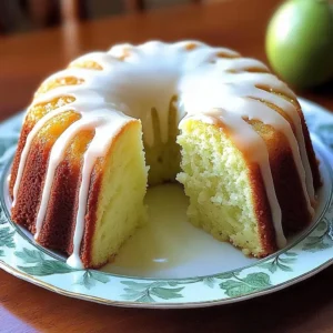 Delicious Key Lime Pound Cake with a tangy Key Lime Glaze topping