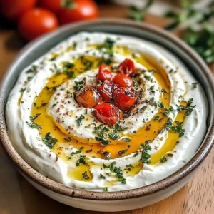 Spicy ricotta dip served with fresh vegetables and crackers