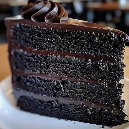 Decadent Black Velvet Cake with rich cream cheese frosting