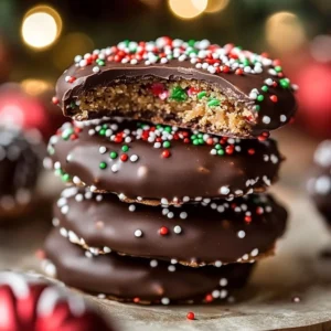 Chocolate peanut butter stacks with layers of creamy peanut butter and chocolate