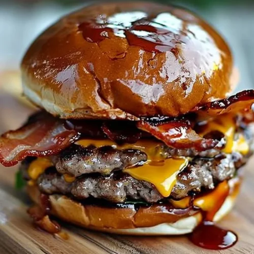 Delicious Crack Burgers topped with fresh ingredients and served hot