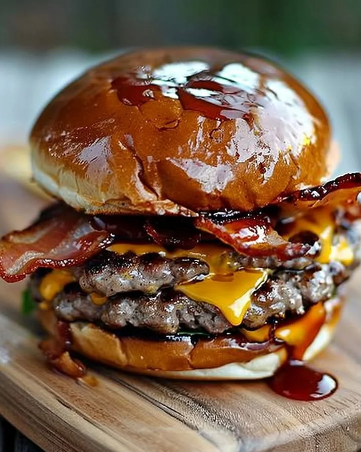 Delicious Crack Burgers topped with fresh ingredients and served hot