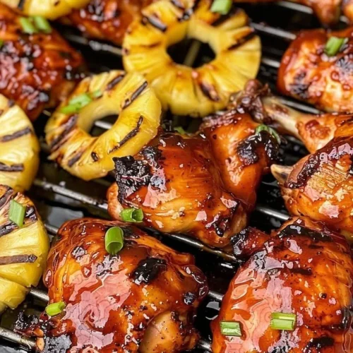 Delicious Huli Huli Chicken on a grill, showcasing its tasty marinade and grilled perfection.