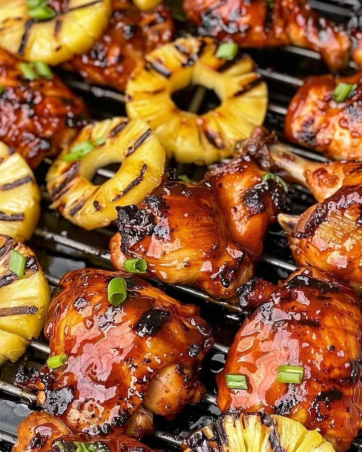 Delicious Huli Huli Chicken on a grill, showcasing its tasty marinade and grilled perfection.