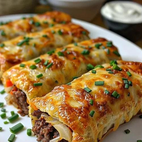 Keto Philly Cheesesteak Roll Ups made with cheese and beef, low-carb recipe