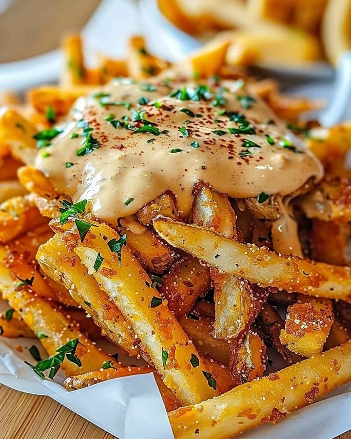 Delicious Louisiana Voodoo Fries inspired by Wingstop's recipe