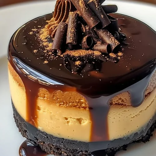 Mini espresso cheesecake desserts served on a platter for a delicious treat.