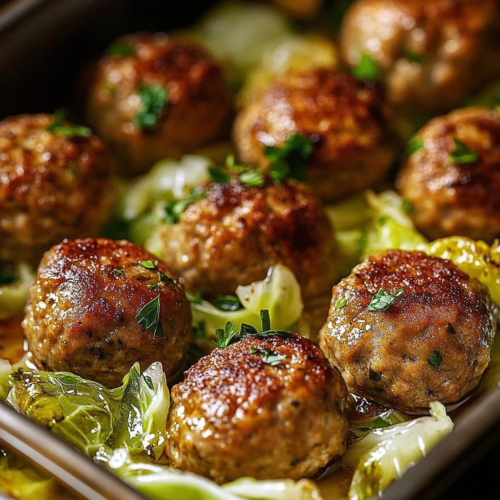 Oven baked cabbage burgers served on a plate with fresh vegetables