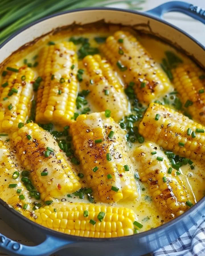 Delicious sweet buttered corn served in a bowl.